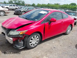 2012 Honda Civic Cpe LX with VIN 2HGFG3B54CH520915, listed as a IAAI auction lot 42155523 with 209,291 mi miles. Bid and sale history available at carsss.com. Image 2.
