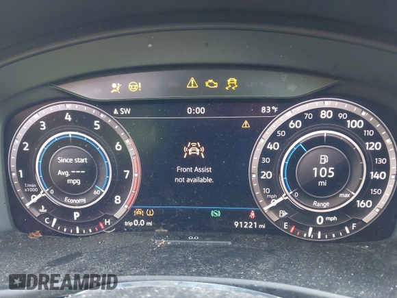 2019 Volkswagen Atlas SEL with VIN 1V2MR2CA7KC507646, listed as a IAAI auction lot 41978913 with 91,221 mi miles and . Bid and sale history available at DreamBid. Image 7.