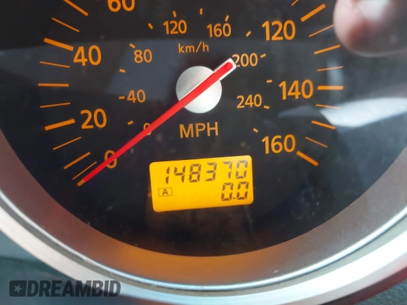 2004 Nissan 350Z Touring with VIN JN1AZ34E74T064156, listed as a IAAI auction lot 41498213 with 148,370 mi miles. Bid and sale history available at carsss.com. Image 15.