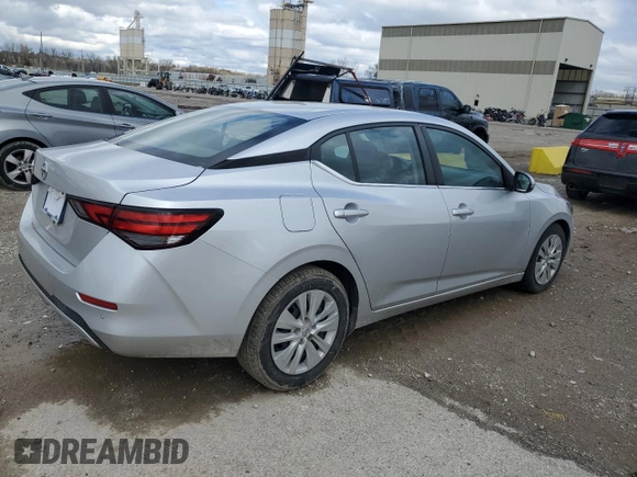 2022 Nissan Sentra S with VIN 3N1AB8BV0NY279102, listed as a Copart auction lot 79429234 with 34,953 mi miles and Salvage Title. Bid and sale history available at carsss.com. Image 3.