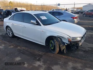 2013 Audi S4 Prestige with VIN WAUKGAFL7DA131547, listed as a IAAI auction lot 41568811 with 126,733 mi miles. Bid and sale history available at carsss.com. Image 1.