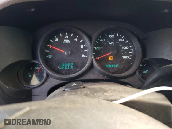 2008 Chevrolet Silverado 1500 Work Truck with VIN 1GCEC14X28Z193298, listed as a Copart auction lot 48049325 with 244,126 mi miles and Salvage Title. Bid and sale history available at carsss.com. Image 9.