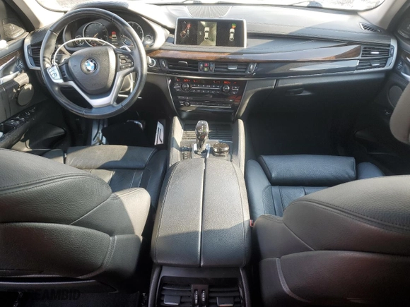 2015 BMW X6 xDrive50i with VIN 5UXKU6C5XF0F93772, listed as a Copart auction lot 83544624 with 59,680 mi miles and Salvage Title. Bid and sale history available at carsss.com. Image 8.