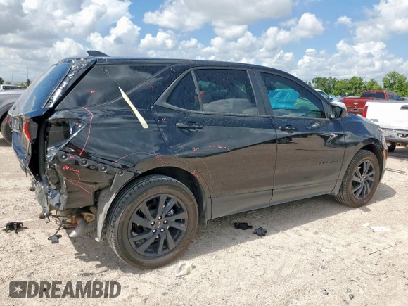 2023 Chevrolet Equinox LS with VIN 3GNAXHEG9PL114510, listed as a Copart auction lot 62310665 with 14,469 mi miles and Salvage title. Bid and sale history available at DreamBid. Image 3.
