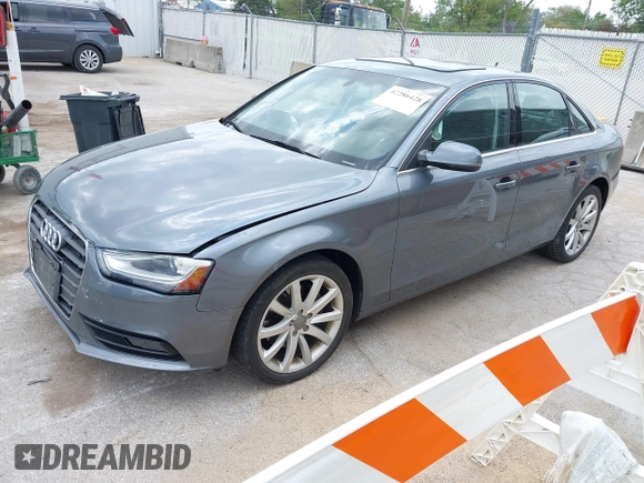 2013 Audi A4 Premium Plus with VIN WAUFFAFL4DN004199, listed as a IAAI auction lot 42286428 with 112,808 mi miles and . Bid and sale history available at DreamBid. Image 17.