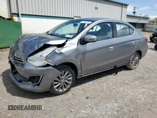 2019 Mitsubishi Mirage SE z VIN ML32F4FJ8KHF04580, wystawiony jako Copart lot #56166395 z przebiegiem 41 351 mil mil oraz Szkody całkowita. Historia ofert i sprzedaży dostępna na DreamBid. Obrazek 1.