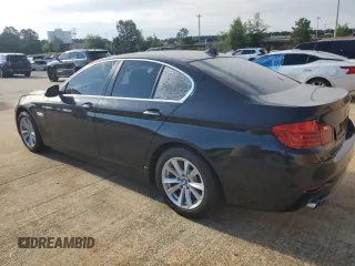 2015 BMW 5 Series 528i with VIN WBA5A5C54FD514004, listed as a Copart auction lot 55825075 with 104,896 mi miles and Clean Title. Bid and sale history available at DreamBid. Image 2.