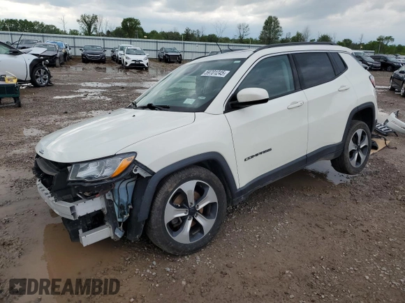 2017 Jeep Compass Latitude с VIN 3C4NJDBB3HT667670, выставлен на аукционе Copart как лот 59701245 с пробегом 118 331 миль миль и Списание • Salvage title. История ставок и продаж доступна на DreamBid. Изображение 1.