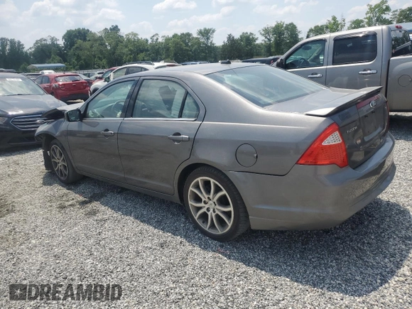 2012 Ford Fusion SE with VIN 3FAHP0HA3CR325473, listed as a Copart auction lot 59216805 with Not provided miles and Salvage title. Bid and sale history available at DreamBid. Image 2.