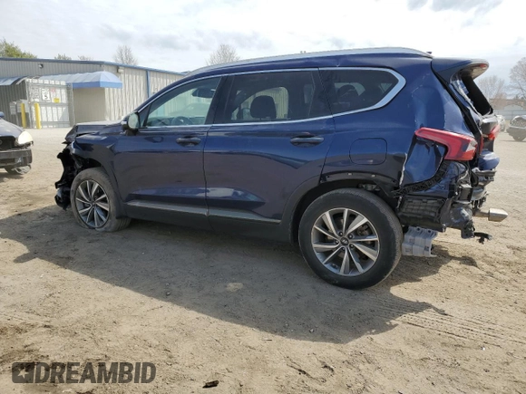 2020 Hyundai Santa Fe Limited with VIN 5NMS5CADXLH235166, listed as a Copart auction lot 50914485 with 25,643 mi miles and Salvage Title. Bid and sale history available at carsss.com. Image 2.