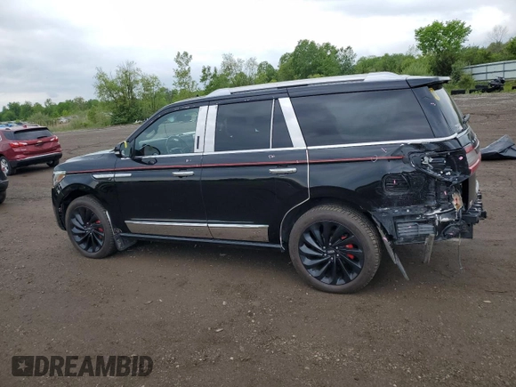 2018 Lincoln Navigator Reserve with VIN 5LMJJ2LT7JEL06922, listed as a Copart auction lot 57246425 with 113,259 mi miles and Salvage title. Bid and sale history available at DreamBid. Image 2.
