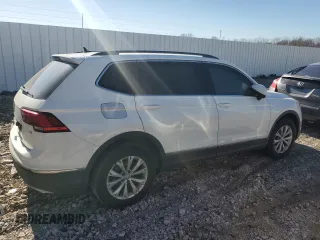 2018 Volkswagen Tiguan SEL z VIN 3VV3B7AX5JM086823, wystawiony jako Copart lot #48991035 z przebiegiem Nie podano mil oraz Szkoda całkowita • Salvage title. Historia ofert i sprzedaży dostępna na DreamBid. Obrazek 3.