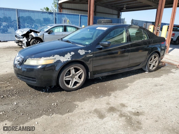 2005 Acura TL with VIN 19UUA66275A060984, listed as a Copart auction lot 53052115 with 223,335 mi miles and Salvage Title. Bid and sale history available at carsss.com. Image 1.