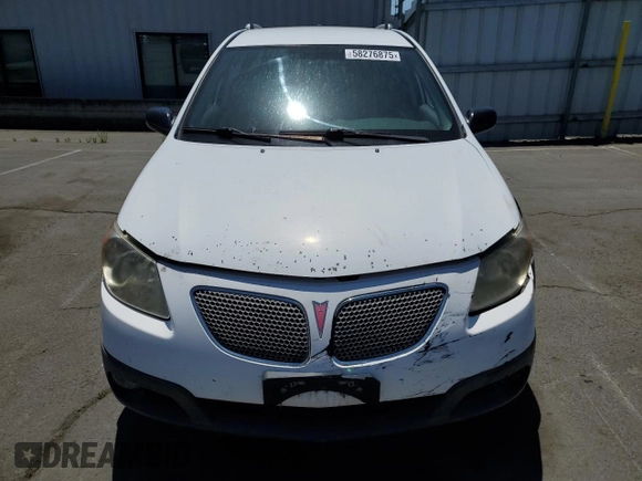 2008 Pontiac Vibe z VIN 5Y2SL65888Z402924, wystawiony jako Copart lot #58276875 z przebiegiem 145 090 mil mil oraz Czysty tytuł • Clean title. Historia ofert i sprzedaży dostępna na DreamBid. Obrazek 5.