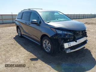 2024 Toyota Sienna LE with VIN 5TDKRKEC2RS215953, listed as a IAAI auction lot 41889509 with 6,375 mi miles. Bid and sale history available at carsss.com. Image 1.