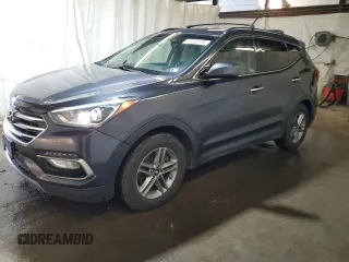 2017 Hyundai Santa Fe 2.4L with VIN 5XYZUDLB6HG487565, listed as a Copart auction lot 63093105 with 129,896 mi miles and Clean title. Bid and sale history available at DreamBid. Image 1.