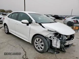 2022 Toyota Corolla LE with VIN 5YFEPMAE3NP380600, listed as a Copart auction lot 47675685 with 44,414 mi miles and Salvage Title. Bid and sale history available at DreamBid. Image 4.