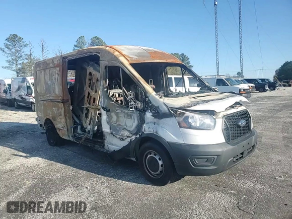 2022 Ford Transit Cargo with VIN 1FTBR1C85NKA04496, listed as a Copart auction lot 78672214 with Not provided miles and Non repairable. Bid and sale history available at DreamBid. Image 12.
