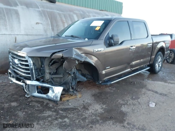 2017 Ford F-150 XL with VIN 1FTEW1EP3HKD81312, listed as a IAAI auction lot 41359362 with 128,126 mi miles. Bid and sale history available at carsss.com. Image 2.