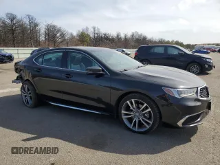 2020 Acura TLX w/Technology Pkg with VIN 19UUB3F48LA002540, listed as a Copart auction lot 48631235 with 70,326 mi miles and Salvage Title. Bid and sale history available at carsss.com. Image 4.