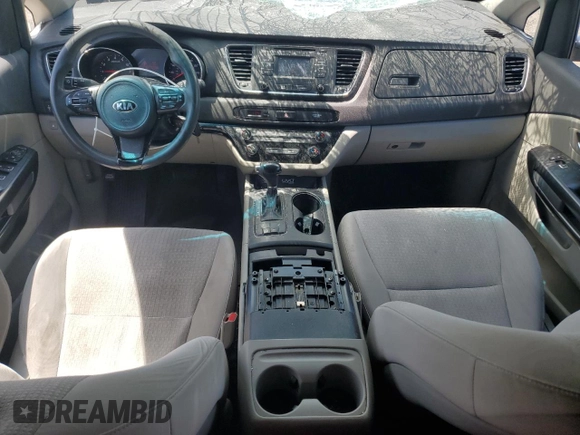 2016 Kia Sedona LX with VIN KNDMB5C11G6188869, listed as a Copart auction lot 56724745 with 91,195 mi miles and Clean Title. Bid and sale history available at DreamBid. Image 8.