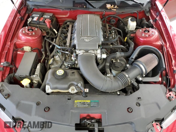 2010 Ford Mustang GT with VIN 1ZVBP8FH2A5100327, listed as a Copart auction lot 58474295 with 50,752 mi miles and Salvage title. Bid and sale history available at DreamBid. Image 11.