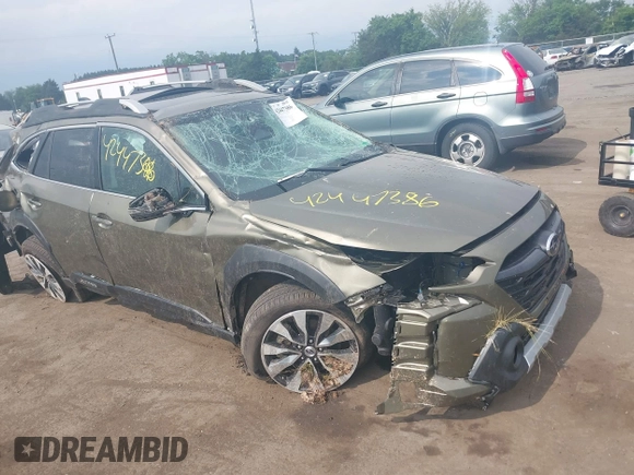 2024 Subaru Outback Touring XT with VIN 4S4BTGPD5R3260922, listed as a IAAI auction lot 42447386 with 25,745 mi miles and . Bid and sale history available at DreamBid. Image 1.