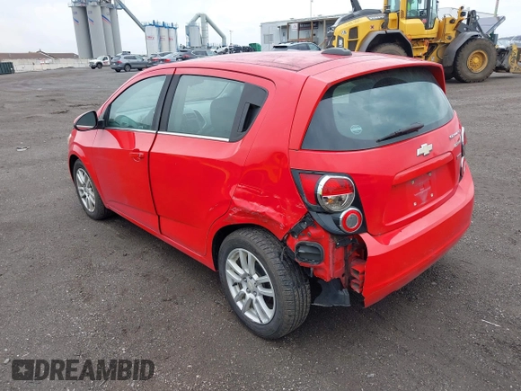 2016 Chevrolet Sonic LT with VIN 1G1JC6SB4G4175263, listed as a IAAI auction lot 42585844 with 100,109 mi miles and . Bid and sale history available at DreamBid. Image 3.