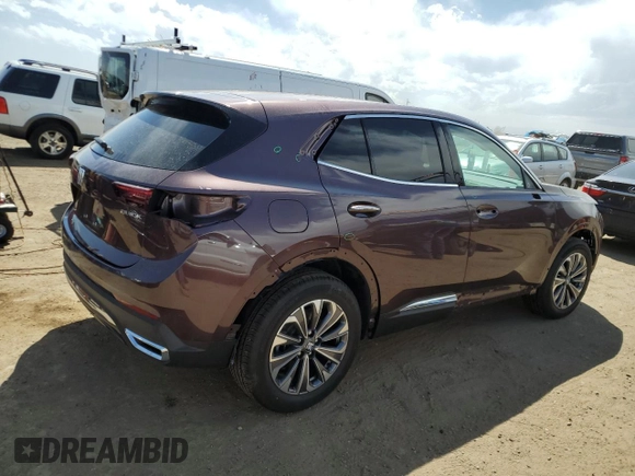 2024 Buick Envision Preferred with VIN LRBFZME45RD049220, listed as a Copart auction lot 53156755 with 3,692 mi miles and Salvage Title. Bid and sale history available at carsss.com. Image 3.