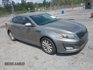 2015 Kia Optima EX with VIN 5XXGN4A78FG359381, listed as a IAAI auction lot 41935073 with 135,298 mi miles. Bid and sale history available at carsss.com. Image 1.