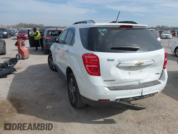 2017 Chevrolet Equinox Premier with VIN 2GNALDEK3H1566335, listed as a IAAI auction lot 41788506 with 120,961 mi miles. Bid and sale history available at carsss.com. Image 3.