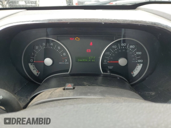 2008 Ford Explorer XLT with VIN 1FMEU63E28UA54212, listed as a Copart auction lot 56124425 with 244,934 mi miles and Salvage title. Bid and sale history available at DreamBid. Image 9.