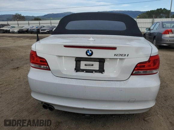 2012 BMW 1 Series 128i с VIN WBAUN1C53CVH84150, выставлен на аукционе Copart как лот 47309405 с пробегом 102 570 миль миль и Списание • Salvage title. История ставок и продаж доступна на DreamBid. Изображение 6.