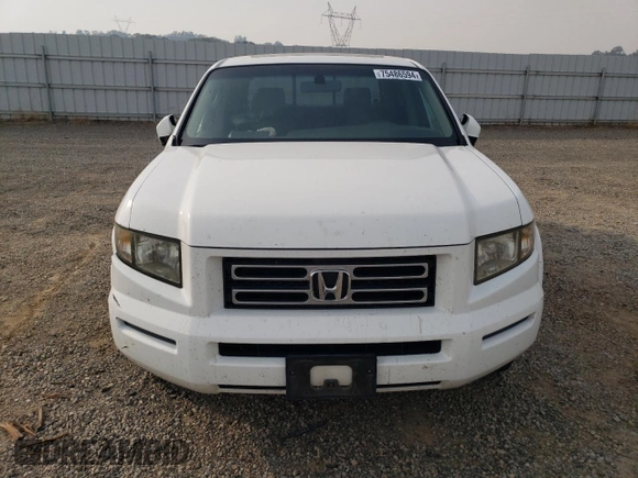 2006 Honda Ridgeline RTL with VIN 2HJYK16536H550914, listed as a Copart auction lot 75486594 with 214,347 mi miles and Salvage Title. Bid and sale history available at carsss.com. Image 5.
