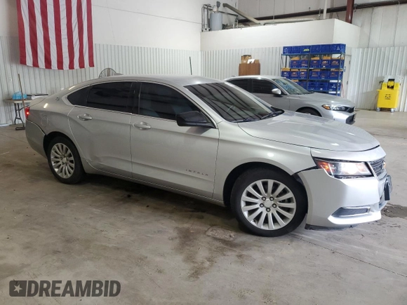 2016 Chevrolet Impala LS with VIN 1G11Z5SA8GU164525, listed as a Copart auction lot 52069595 with 200,385 mi miles and Salvage title. Bid and sale history available at DreamBid. Image 4.