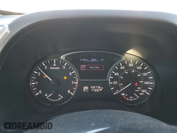 2014 Nissan Pathfinder Platinum with VIN 5N1AR2MMXEC615675, listed as a Copart auction lot 48381195 with 159,776 mi miles and Salvage title. Bid and sale history available at DreamBid. Image 9.