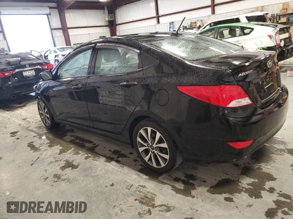 2017 Hyundai Accent SE with VIN KMHCT4AE2HU372154, listed as a Copart auction lot 66647512 with 74,341 mi miles. Bid and sale history available at carsss.com. Image 2.
