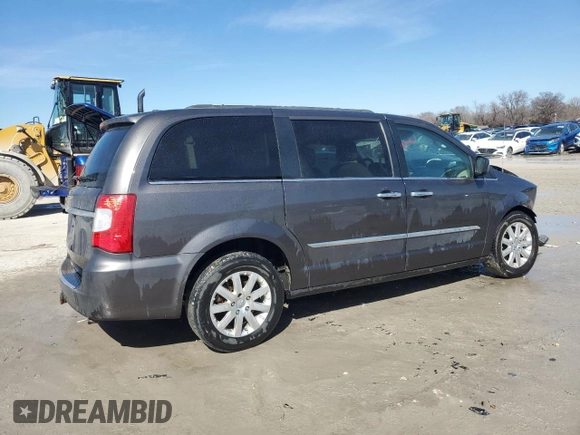 2015 Chrysler Town & Country Touring with VIN 2C4RC1BG7FR716665, listed as a Copart auction lot 46497865 with 0 mi miles and Salvage Title. Bid and sale history available at carsss.com. Image 3.