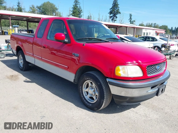 1997 Ford F-150 with VIN 2FTEX17L9VCA27687, listed as a IAAI auction lot 42454035 with 122,179 mi miles and . Bid and sale history available at DreamBid. Image 1.