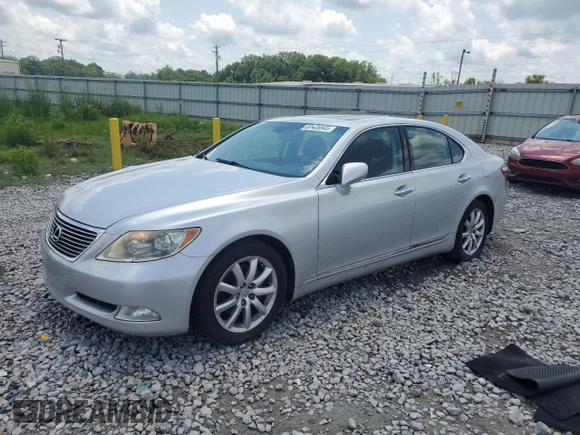 2008 Lexus LS 460 with VIN JTHBL46F785065640, listed as a Copart auction lot 57426945 with 175,280 mi miles and Salvage title. Bid and sale history available at DreamBid. Image 1.