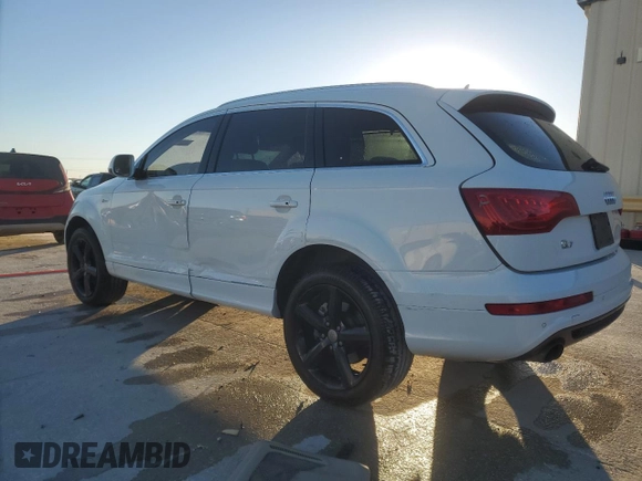 2013 Audi Q7 3.0T S line Prestige with VIN WA1DGAFE4DD004292, listed as a Copart auction lot 42227125 with 125,682 mi miles and Clean Title. Bid and sale history available at carsss.com. Image 2.
