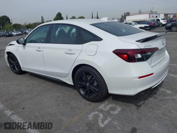 2025 Honda Civic Si with VIN 2HGFE1E52SH473243, listed as a IAAI auction lot 41680486 with 870 mi miles and . Bid and sale history available at DreamBid. Image 3.