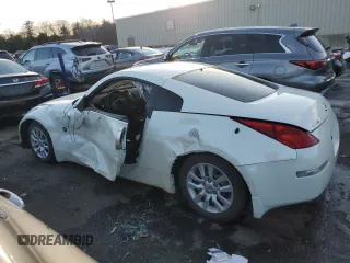 2005 Nissan 350Z Touring with VIN JN1AZ34E35M651515, listed as a Copart auction lot 45139935 with 107,963 mi miles and Salvage Title. Bid and sale history available at carsss.com. Image 2.
