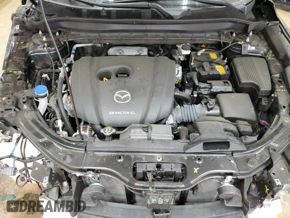 2023 Mazda CX-5 2.5 S with VIN JM3KFBAMXP0209820, listed as a Copart auction lot 43739645 with 9,653 mi miles and Salvage Title. Bid and sale history available at carsss.com. Image 12.