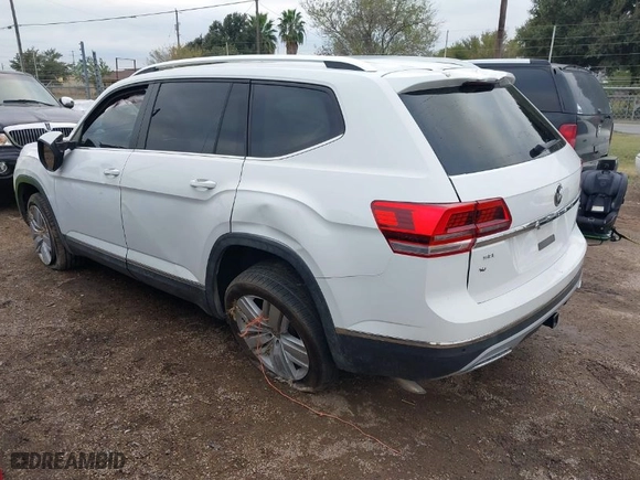 2019 Volkswagen Atlas 3.6L V6 SEL with VIN 1V2ER2CA1KC620397, listed as a IAAI auction lot 41009656 with 75,143 mi miles. Bid and sale history available at carsss.com. Image 3.