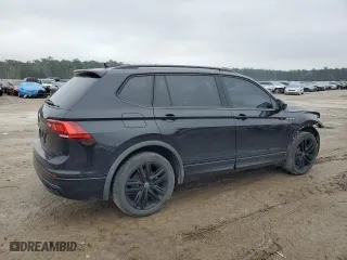 2022 Volkswagen Tiguan SE R-Line Black with VIN 3VVCB7AX1NM033977, listed as a Copart auction lot 45937695 with 48,198 mi miles and Salvage Title. Bid and sale history available at carsss.com. Image 3.