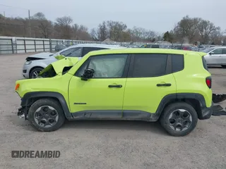 2017 Jeep Renegade Sport with VIN ZACCJAAH6HPG09555, listed as a IAAI auction lot 41933847 with 100,332 mi miles and . Bid and sale history available at DreamBid. Image 14.