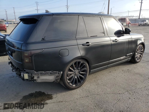 2015 Land Rover Range Rover Autobiography z VIN SALGV2TF7FA240203, wystawiony jako Copart lot #75924684 z przebiegiem 115 652 mil mil oraz Szkoda całkowita • Salvage title. Historia ofert i sprzedaży dostępna na DreamBid. Obrazek 3.