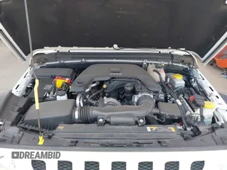2021 Jeep Wrangler Unlimited Sport z VIN 1C4HJXDG7MW805657, wystawiony jako IAAI lot #42481446 z przebiegiem 24 299 mil mil oraz . Historia ofert i sprzedaży dostępna na DreamBid. Obrazek 10.