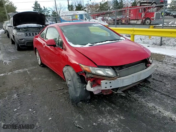 2012 Honda Civic Cpe EX with VIN 2HGFG3A83CH509707, listed as a Copart auction lot 42045975 with 147,616 mi miles and Salvage Title. Bid and sale history available at carsss.com. Image 11.